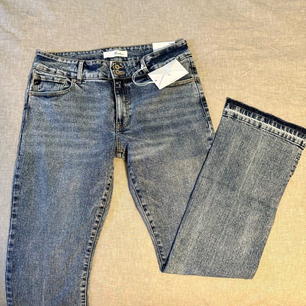 Kancan Mid Rise Acid Wash Jeans Size 13/30
